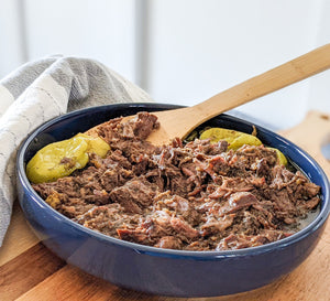 Slow Cooker Mississippi Pot Roast